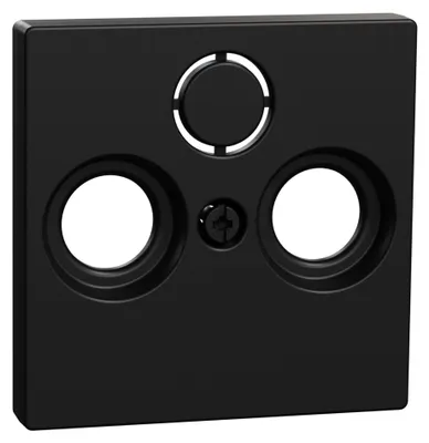 Immagine prodotto di Merten MEG4123-0403 Copripiastra centrale per presa antenna M-Pure nero/opaco