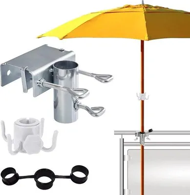 Produktbild von Famanu Balkon Parasolhalter - Robust und vielseitig