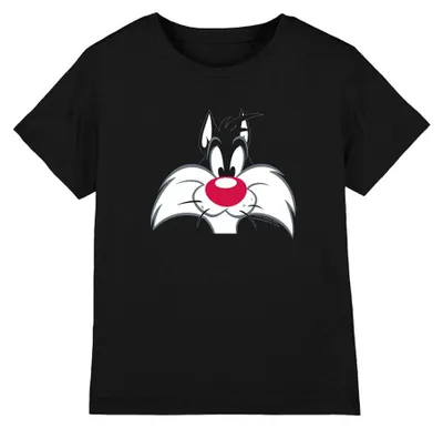 Image de T-shirt Looney Tunes pour enfants, modèle TV40800 (taille 140-146), couleur noire