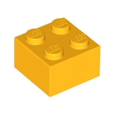 Produktbild von Lego® 2x2 Stein 3003 - 250 Stück Helles Hellorange