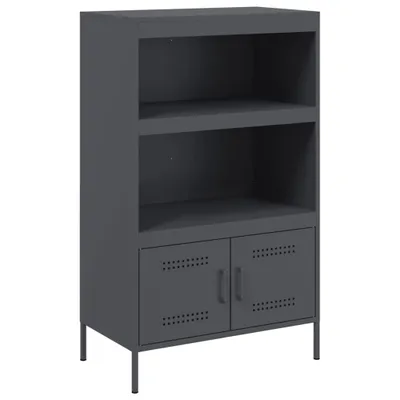 Produktbild von Highboard Anthrazit 68x39x113 cm Stahl