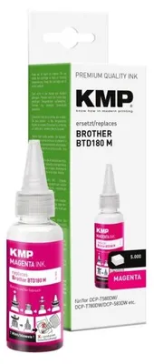 Obrázek produktu pro KMP 1555,0006, Kompatibilní, Purpurová, Brother, BTD180M, 5000 str., 50 ml