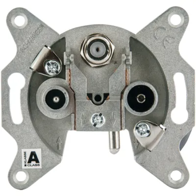 Produktbild von Schwaiger RDS660 531, R/TV+SAT, Metallisch, 2,2 cm