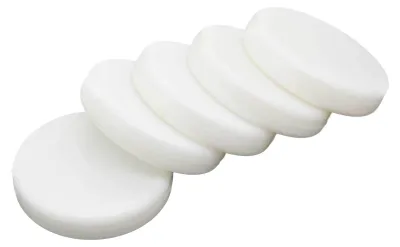 Produktbild von 5 Rassel-Dosen zum Einnähen in Hunde- und Katzenspielzeug, Animationsspielzeug Stoffspielzeug Kuscheltier-Reparatur Größenwahl, Größe:51 x 11 mm