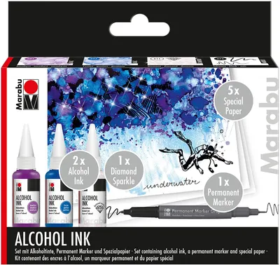 Obrázek produktu pro Alcohol inkoust/sada UNDERWATER