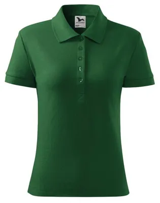 Produktbild von Malfini - Poloshirt für Damen, Baumwolle PP10026 (S) (Flaschengrün)