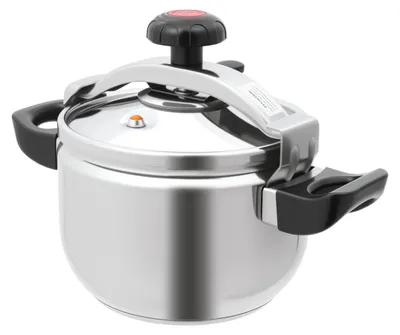 Produktbild von Schnellkochtopf - 7 l Edelstahltopf - Hochdruck 60–80 kPa - Sicherheitsventil - Für Gasherd - Für Gastronomie und Großküche