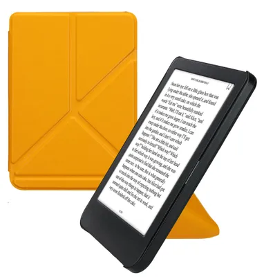 Produktbild von kwmobile Schutzhülle für Kobo Clara BW / Clara Colour / Tolino Shine (5) / Shine Color Hülle - Kunstleder Case - eReader Klapphülle mit Auto Sleep