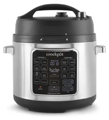 Produktbild von Crock-Pot CSC062X, 5,6 l, 1400 W, Schwarz, Edelstahl, 7 Person(en), Tasten, Berührung, Manuell