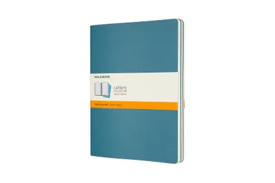 Produktbild von Moleskine Cahier XL, 3er Set, Liniert, Lebhaftes Blau