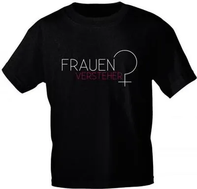 Produktbild von T-Shirt mit Print - Frauenversteher - 10464 schwarz - Gr. S-2XL Größe - XXL