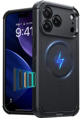 Obrázek produktu pro ESR – Cyber HaloLock ochranné pouzdro pro iPhone 17 Pro Max – černé