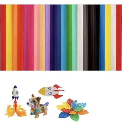 3D-Doodler-Nachfüllstifte, 110 St., 22 Farben, 2,5 mm, PCL