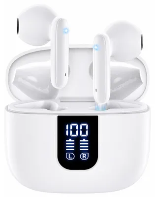 Produktbild von Siltcon® SoundWave Pro 2 Bluetooth Kopfhörer Schwarz – In Ear Earbuds mit Bluetooth 5.4, ENC Noise Cancelling, 40h Akku & Mikrofon