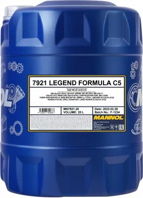 Produktbild von 20 Liter MANNOL 0W-20 Legend Formula C5 MB 229.71 BMW Longlife-17 FE+ Volvo VCC RBS0-2AE OV0401547 DEXOS 1 GEN 2 dexosD Honda HTO-06 GM 6094-M Chrysler MS-6395 Chrysler MS-13340 STJLR.51.5122 Ford WSS-M2C947-A Ford WSS-M2C947-B1