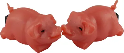 Produktbild von Magnetische Kusspuppen - küssende Schweine - Paar - Retro-Klassiker