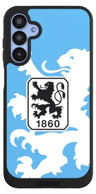 Produktbild von NIVOCASE Handyhülle für Samsung Galaxy A15 5G  Hülle NIVOpure Case Schwarz Offizielles Lizenzprodukt TSV 1860 München Wappen