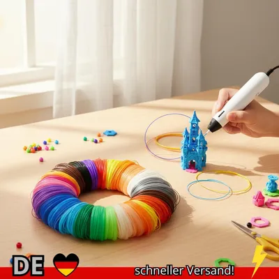 Produktbild von 32 15 10 Farben 3D-Stift Filament Nachfüllpackungen 1 75mm PLA Jede Farbe