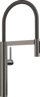 Produktbild von BLANCO CULINA-S II Küchenarmatur Wasserhahn Hochdruck satin dark steel Schlauchbrause  - inkl.