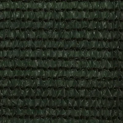 A close-up, textured view of dark green HDPE netting.