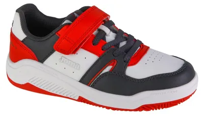 Imagen del producto de Joma - Zapatillas para niños "Platea", de plástico PP5950 (talla 34 EU) (blanco/negro/rojo)