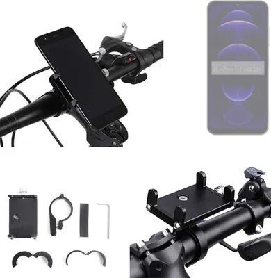 Produktbild von K-S-Trade Handyhalterung für das Fahrrad kompatibel mit Hotwav Note 13 Halter Lenkstange Fahrradhalterung Motorrad Bike Mount Befestigung Smartphone