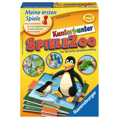 Produktbild von Kunterbunter Spielezoo Ravensburger 21269