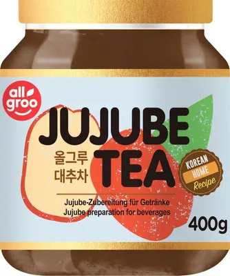 Produktbild von ALLGROO Jujube Tea Zubereitung für Tee und Erfrischungsgetränke 400g