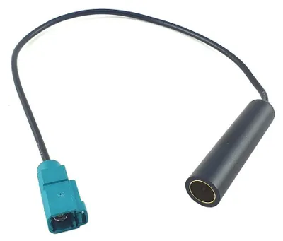 Auto PKW Radio Antennen Adapter DIN Buchse Fakra Buchse 23cm – Produktansicht