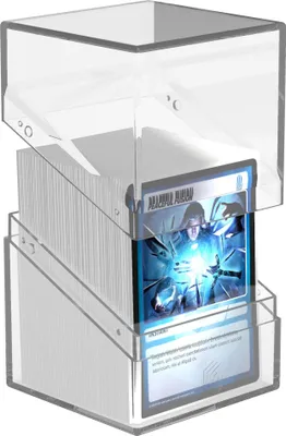 Zdjęcie produktu dla Pudełko na karty Ultimate Guard - Boulder Deck Case Clear Transparent (100+)