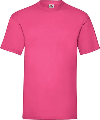 Immagine prodotto di Fruit of the Loom 61-036-0 | Maglietta da uomo Valueweight - Colore: Fucsia - Taglia: M