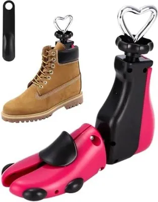 Produktbild von PolkaHome® Verstellbare Schuhspanner und Schuhlöffel – Universelle Schuhdehner für Damen und Herren