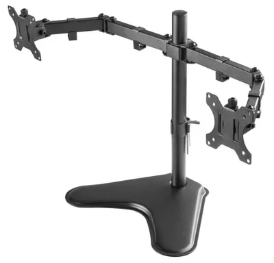Obrázek produktu pro Techly stolní držák pro 2 monitory 13"-32" 2x8kg nastavitelný