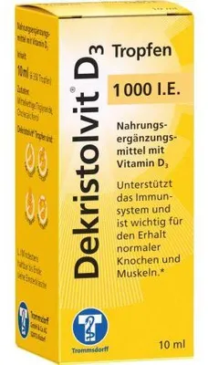 Zdjęcie produktu dla Dekristolvit D3 1000 j.m. krople 10 ml