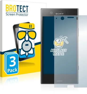 Produktbild von 3x BROTECT Entspiegelungs Schutzglas für Sony Xperia XZ1 Compact Schutzfolie Panzer Folie Glas Display Schutz matt