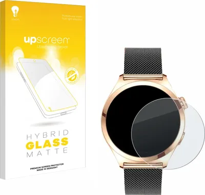 Produktbild von upscreen Entspiegelungs Schutzglas für Niolina Smartwatch 1.27" Schutzfolie Panzer Folie Glas Display Schutz matt