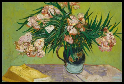 Image de Affiche 60 x 40 cm Oleanders, Van Gogh Vintage pour le salon