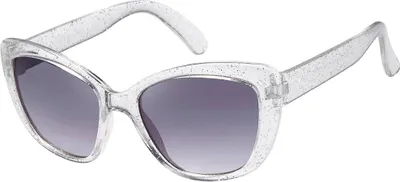 Produktbild von Gil Sonnen Brille Mädchen Kinder UV Schutz 400 Retro Modern Cat-Eye Desginer 30409 Schwarz/Weiß