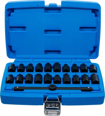 Zdjęcie produktu dla BGS technic Special Oil Drain Socket Set, 1518 mm, 1,52 kg
