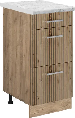 Obrázek produktu pro Spodní skříňka kuchyňské linky Vicco R-Line Řemeslný dub 40 cm PD Mramor, Model 49155