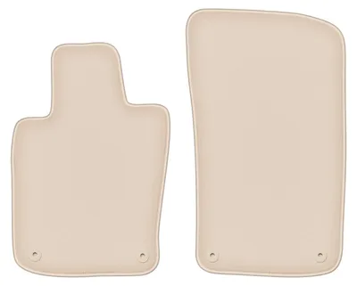 Produktbild von DURBAN Beige Velours-Fußmatten vorne für Porsche Panamera Fastback (2009-2016)