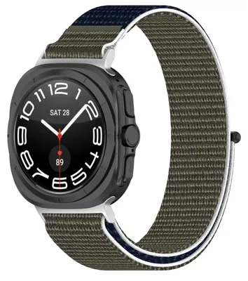 Immagine prodotto di Per Samsung Galaxy Watch Ultra 47 mm Design elasticizzato Nylon Velcro Sport Arm Band M6