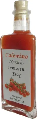 Produktbild von Kirschtomaten-Essig mit 35% frischen Kirschtomaten naturtrüb 100ml