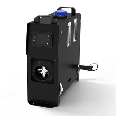 Produktbild von NAIZY 12V Dieselheizung 8kW, mobiles Heizgerät mit schwarzem LCD Panel, schwarzes Gehäuse, Fernbedienung, Heizgerät für Werkstatt