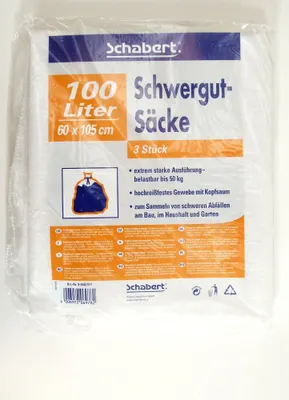 Produktbild von Schwergutsäcke 100 L, 3 Stück