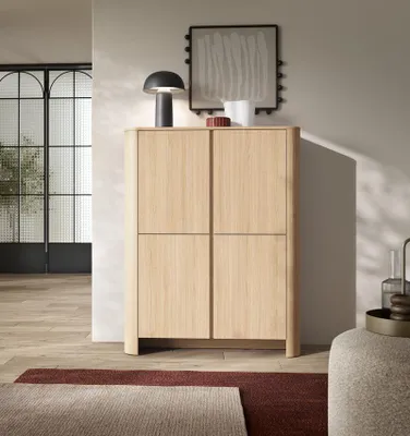 Produktbild von Kommode – Sideboard – K103 – BARI – Eiche Vicenza – Stilvolles Design mit großem Stauraum