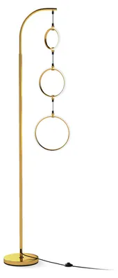 Produktbild von KOMFOTTEU 180 cm Stehlampe mit 3 hängenden Köpfen, 3-flammige Stehleuchte, freistehende Leselampe mit Fußschalter, Standleuchte aus Metall, Leseleuchte Standlampe für Wohnzimmer, Schlafzimmer & Büro