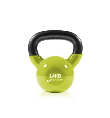 Produktbild von UpForm Vinyl-Gusseisenhantel Kettlebell 14 kg