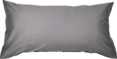 Produktbild von Traumschloss Mako-Satin Kissenbezug 40 x 80 cm graphit 100% Mako-Baumwolle, mit Reißverschluss