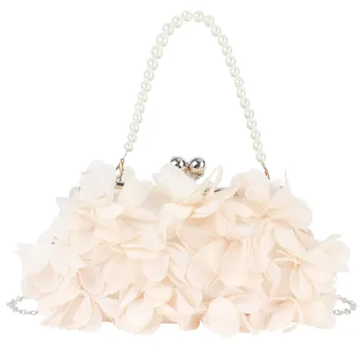 Productafbeelding van Pandalein dames bloemenprint clutch, zijden avondtas, bruidstas, handtas